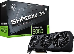 MSI RTX 5080 16G Shadow 3X G5080-16S3 256 Bit GDDR7 16 GB Ekran Kartı