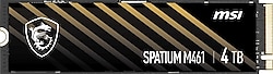 MSI Spatium M461 PCI-Express 4.0 4 TB M.2 SSD