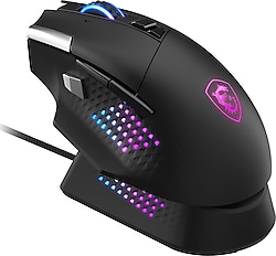 MSI Versa Pro Wireless + Dock Pro RGB Şarjlı Optik Kablolu/Kablosuz Oyuncu Mouse
