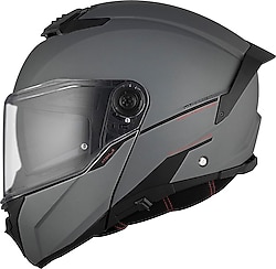 MT Atom 2 SV Çene Açılır Mat Titanyum Motor Kaskı