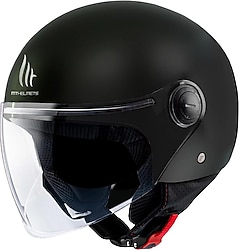 MT Street S Solid Açık Motor Kaskı