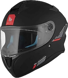 MT Targo S Mat Siyah Full Face Motor Kaskı