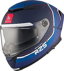 MT Thunder 4 SV R25 Mat Mavi Full Face Motor Kaskı
