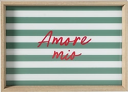 Mudo Home Amore Mio 31x42 cm Dekoratif Tepsi