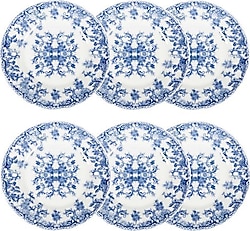 Mudo Home Blue Dream 20 cm 6'lı Pasta Tabağı