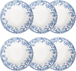 Mudo Home Blue Dream 23 cm 6'lı Çukur Yemek Tabağı