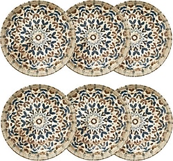 Mudo Home Ephesus 23 cm 6'lı Çukur Yemek Tabağı