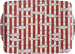 Mudo Home Fish 42x31 cm Kaydırmaz Tepsi