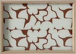 Mudo Home Soft Brown 31x42 cm Dekoratif Tepsi