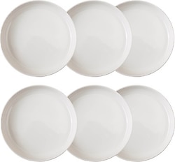 Mudo Ephesus White 22 cm 6'lı Çukur Tabak