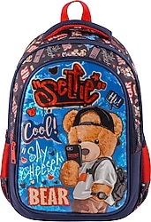Muggle MU-3809 Cool Bear İlkokul Sırt Çantası