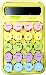 Muggle MU-541 Sarı 10 Haneli Masaüstü Hesap Makinesi