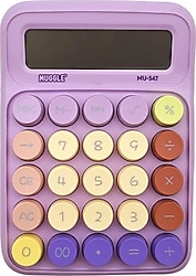 Muggle MU-547 Mor 12 Haneli Masaüstü Hesap Makinesi