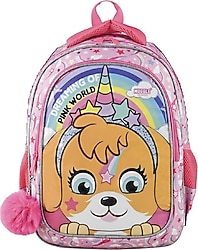 Muggle MU-9032 Pink World Okul Sırt Çantası