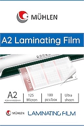 Mühlen A2 125 Micron 100'lü Laminasyon Makinesi Filmi