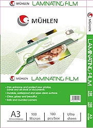 Mühlen A3 100 Micron 100'lü Laminasyon Makinesi Filmi