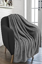 Mulberry Antrasit 100x170 cm Welsoft TV Battaniyesi