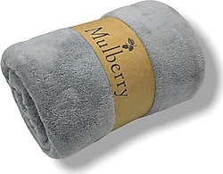 Mulberry Gri 220x230 cm Welsoft Çift Kişilik Battaniye