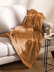 Mulberry Kiremit 220x230 cm Welsoft Çift Kişilik Battaniye