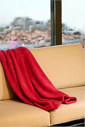 Mulberry Kırmızı 220x230 cm Welsoft Çift Kişilik Battaniye