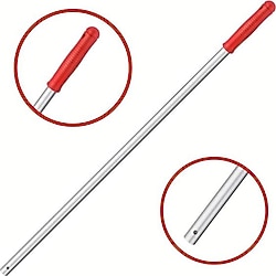 Mulpex Premium Alüminyum Eloksallı Delikli Kırmızı Sap 140 cm