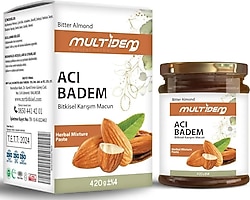 Multidem Acı Badem Bitkisel Karışım Macun 420 gr