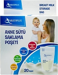 Multiplus 20'li Süt Saklama Poşeti