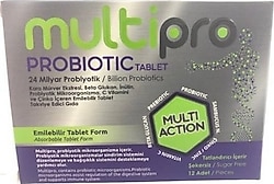 Multipro Probiotic Kara Mürver Beta Glukan Çinko 12'li Tablet