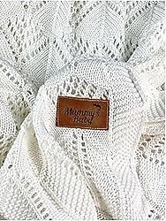 Mummy's Baby Tencel Örgü Dantel 80x100 cm Bebek Battaniyesi