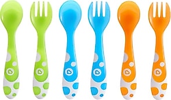 Munchkin Renkli Çatal & Kaşık Set,12 Ay+ 6 Adet