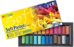 Mungyo Gallery Artists Soft Yarım Boy 24'lü Toz Pastel Boya
