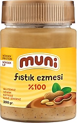 Muni %100 Fıstık Ezmesi 300 gr