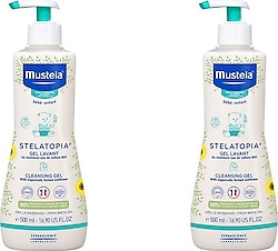 Mustela Stelatopia Cleansing Gel Şampuan 500 ml 2 Adet