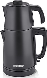 Musullu MSL-TM125 Ehli Dem Siyah 2000 W Çelik Çay Makinesi