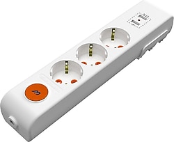 Mutlusan Ri-Tech 001 175 350001 00 00 Topraklı Kablosuz Anahtarlı USB'li 3'lü Priz