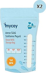 Mycey 25'li Anne Sütü Saklama Poşeti 2 Adet