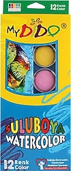 Mydido MY0123 Büyük Boy 12'li Sulu Boya