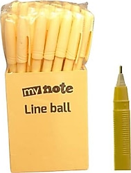 Mynote Line Ball 50'li Neon Turuncu Tükenmez Kalem
