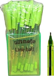Mynote Line Ball 50'li Neon Yeşil Tükenmez Kalem