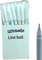 Mynote Line Ball 50'li Pastel Yeşil Tükenmez Kalem