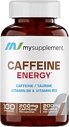 Mysupplement Caffeine Energy 100 Kapsül