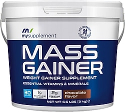 Mysupplement Mass Gainer Çikolata Aromalı 3000 gr