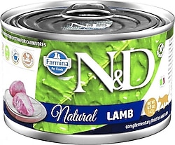 N&D Natural Kuzu Etli 140 gr Yetişkin Konserve Kedi Maması