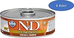 N&D Pumpkın Tahılsız 80 gr 6'lı Yaş Yetişkin Kedi Maması