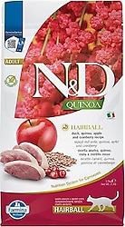 N&D Quinoa Hairball Ördekli 1.5 kg Yetişkin Kedi Maması