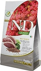 N&D Quinoa Neutered Ördekli 5 kg Kısırlaştırılmış Yetişkin Kedi Maması