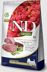 N&D Quinoa Weight Management Kuzu Etli 2.5 kg Küçük Irk Yetişkin Köpek Maması