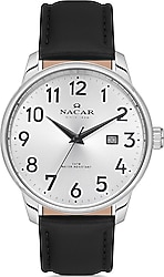 Nacar NC21-297170-ASL1 Siyah-Gümüş Erkek Kol Saati