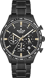 Nacar NC31-299354-BBBM Siyah Erkek Kol Saati