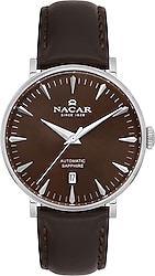 Nacar NC34-29B640-AKL2 Kahverengi Erkek Kol Saati